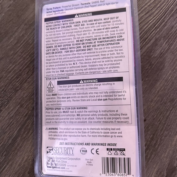 Pink self protection tools - Picture 3 of 3